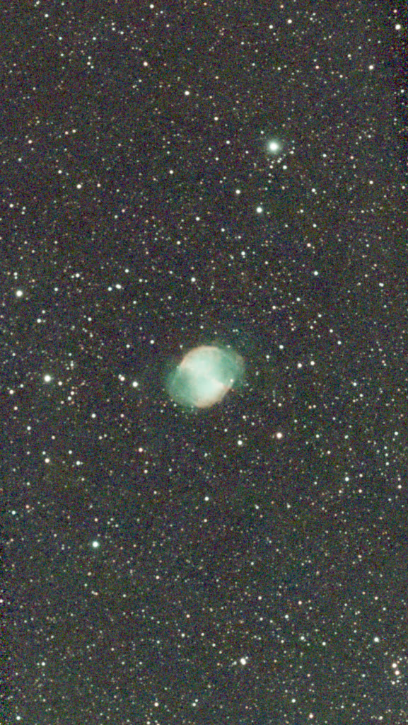 M 27, nébuleuse de l'Haltère, donnée brute