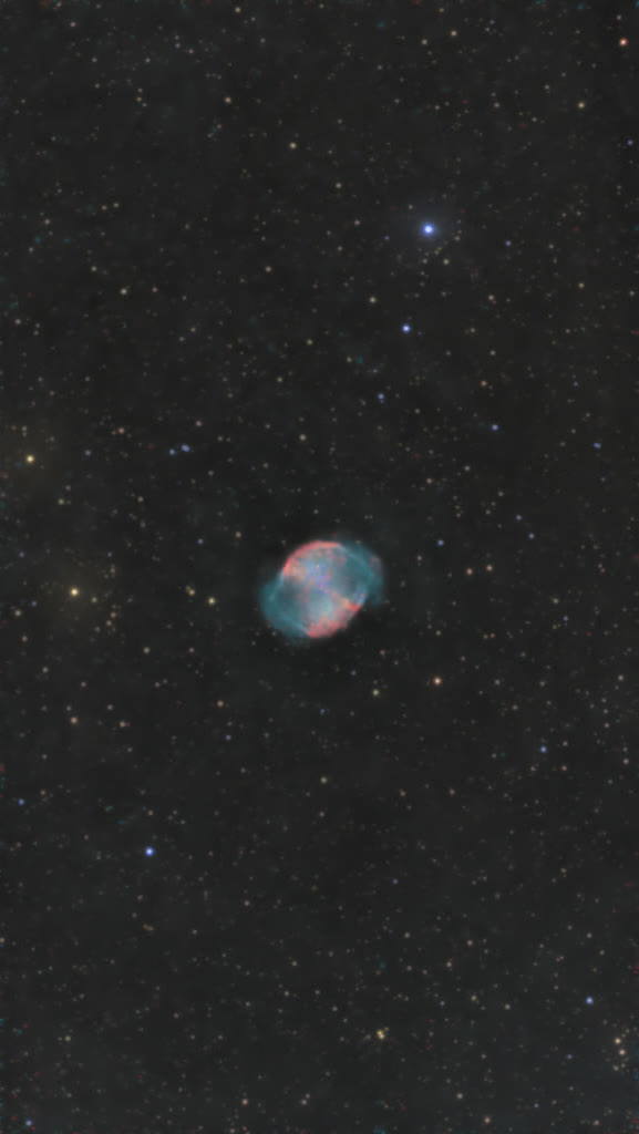 M 27, nébuleuse de l'Haltère, sortie de chaîne