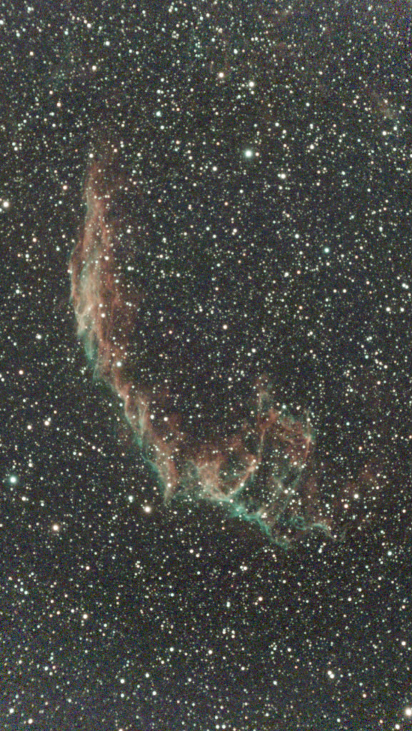 NGC 6992, dentelles du Cygne, donnée brute
